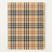 Schotse tartanpatroon planner (Achterkant)