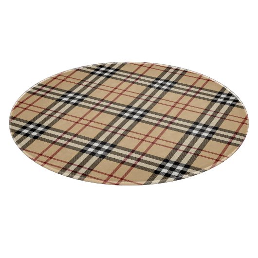 Schotse tartanpatroon     snijplank (Hoek)