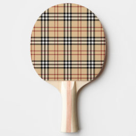 Schotse tartanpatroon     tafeltennisbatje