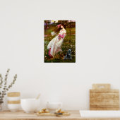 Schotse Terrier 3 - Windflowers Poster (Keuken)