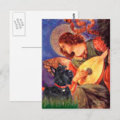 Schotse Terrier 6 - Mandoline Engel Briefkaart (Voorkant / Achterkant)