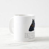 Schotse Terrier Aandenken Koffiemok (Voorkant links)