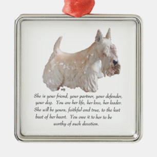 Schotse Terriër Aandenken Ornament
