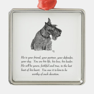Schotse Terriër Aandenken Ornament