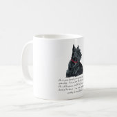 Schotse Terriër Aandenken - REUZE Hond Koffiemok (Voorkant links)