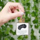 Schotse Terrier Aandenken - VROUW Sleutelhanger (Hand)