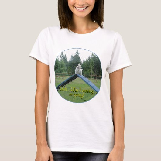 Schotse Terrier Agility Design T-shirt (Voorkant)