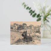 Schotse Terrier Ansichtkaart Briefkaart (Staand voorkant)