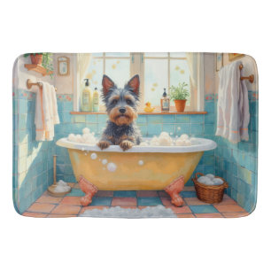 Schotse Terrier badtijd speelse badkamer decoratie Badmat