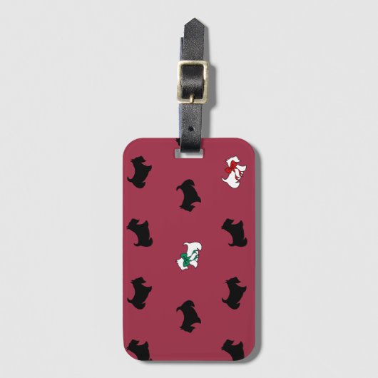 Schotse Terrier Bagagelabel (Voorkant (verticaal))