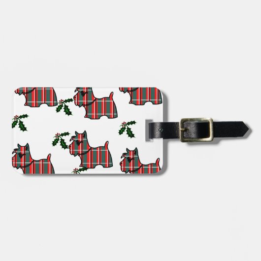 SCHOTSE TERRIER BAGAGELABEL (Voorkant horizontaal)