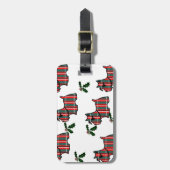 SCHOTSE TERRIER BAGAGELABEL (Voorkant verticaal)