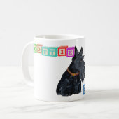 Schotse Terrier Beker Koffiemok (Voorkant links)