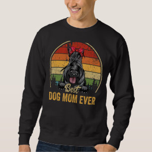 Schotse Terriër Beste Hond Moeder Ooit Retro Moede Trui