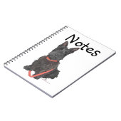 Schotse Terrier Bloei Notitieboek (Linkerzijde)