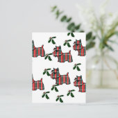 SCHOTSE TERRIËR BRIEFKAART (Staand voorkant)