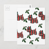 SCHOTSE TERRIËR BRIEFKAART (Voorkant / Achterkant)