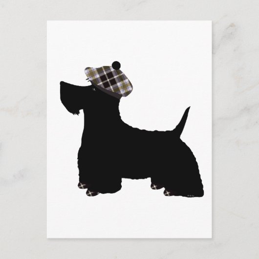 Schotse Terrier Briefkaart (Voorkant)