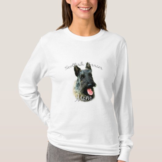 Schotse Terriër (brindle) Moeder 2 T-shirt (Voorkant)