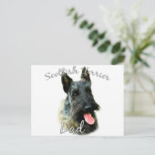 Schotse Terriër (brindle) Papa 2 Briefkaart (Staand voorkant)