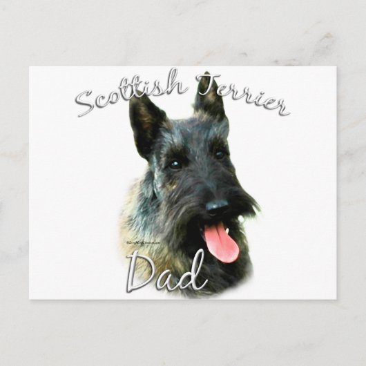 Schotse Terriër (brindle) Papa 2 Briefkaart (Voorkant)