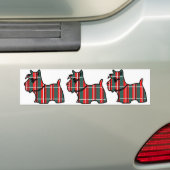 SCHOTSE TERRIËR BUMPERSTICKER (Op auto)