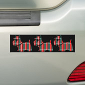 SCHOTSE TERRIËR BUMPERSTICKER (Op auto)