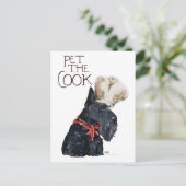 Schotse Terrier Chef Briefkaart (Staand voorkant)