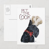 Schotse Terrier Chef Briefkaart (Voorkant / Achterkant)