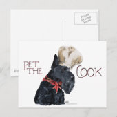 Schotse Terrier Chef Briefkaart (Voorkant / Achterkant)