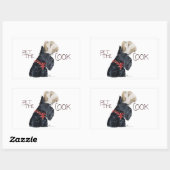 Schotse Terrier Chef Rechthoekige Sticker (Vel)