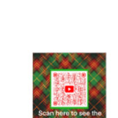 Schotse Terriër Christmas Green Plaid Medium Cadeauzakje