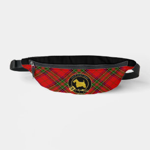 Schotse Terrier Clan Crest Heuptasje