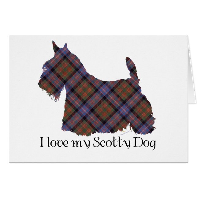 Schotse Terrier Cochran Tartan (Voorkant Horizontaal)