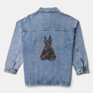 Schotse Terriër Denim Jas Jacket