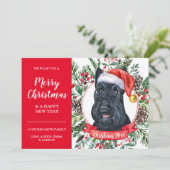 Schotse terrier Dog voordelige kerstkaart Kaart (Staand voorkant)