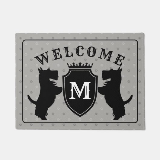  Schotse Terrier Doormat Deurmat (Voorkant)