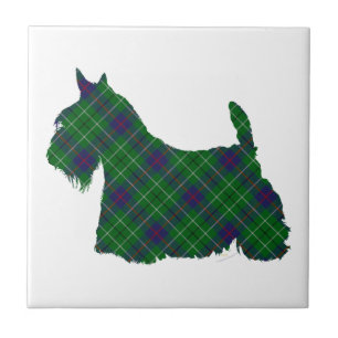 Schotse Terrier Duncan Tartan Tegeltje