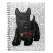 Schotse Terrier en Bow Notitieboek (Voorkant)