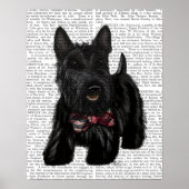 Schotse Terrier en Bow Poster (Voorkant)