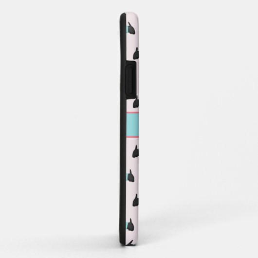 Schotse Terrier en harten Case-Mate iPhone Case (Achterkant/rechts)