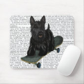 Schotse Terrier en Skateboard Muismat (Met muis)