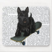 Schotse Terrier en Skateboard Muismat (Voorkant)