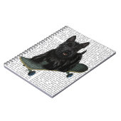 Schotse Terrier en Skateboard Notitieboek (Linkerzijde)