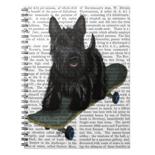 Schotse Terrier en Skateboard Notitieboek