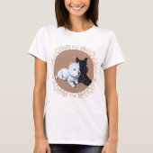 Schotse Terriër en Westie Design T-shirt (Voorkant)