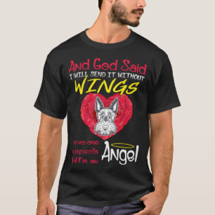 Schotse Terrier Engel Zonder Vleugels Huisdieren T-shirt