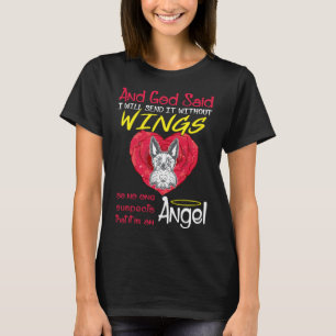 Schotse Terrier Engel Zonder Vleugels Huisdieren T-shirt