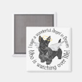 Schotse Terrier Engelen Magneet (Voorkant / Achterkant)