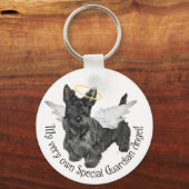 Schotse Terrier Engelen Sleutelhanger (Voorkant)